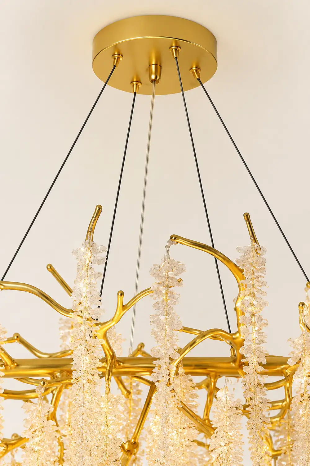 Wisteria Flower Crystal Chandelier - Lumpaz