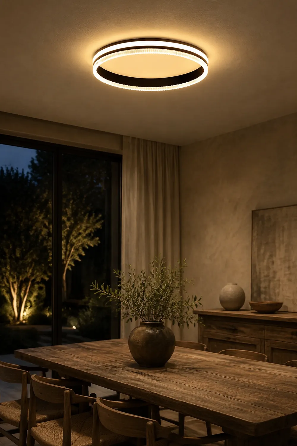 Simple Acrylic Ring Ceiling Light - Lumpaz