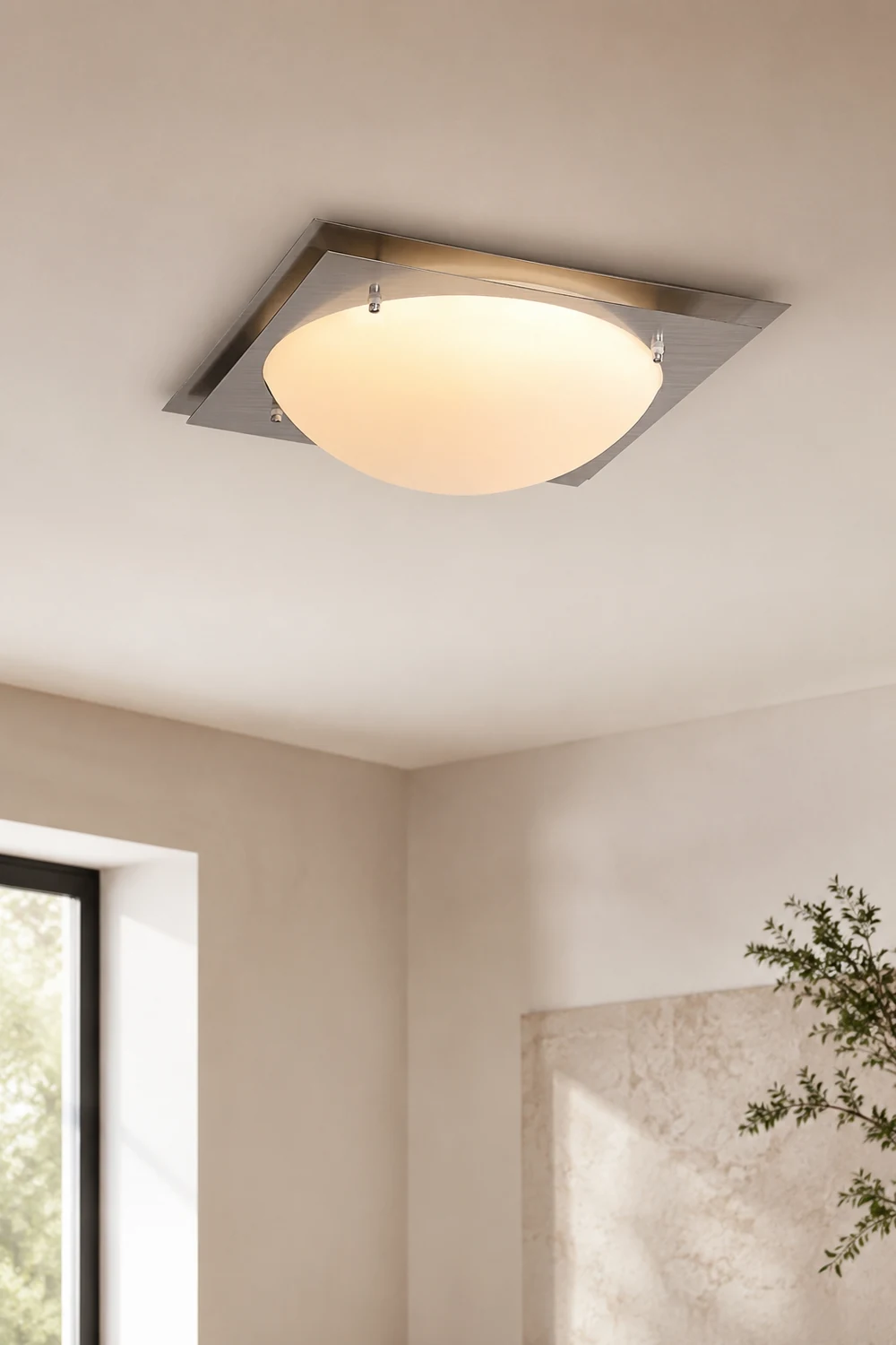 Edged Glass Ceiling Lamp - Lumpaz