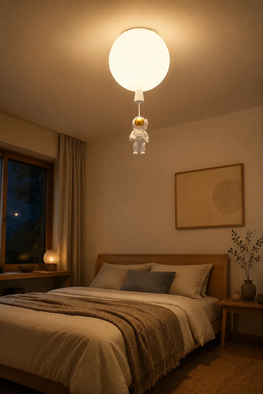Frosted Balloon Ceiling Light - Lumpaz