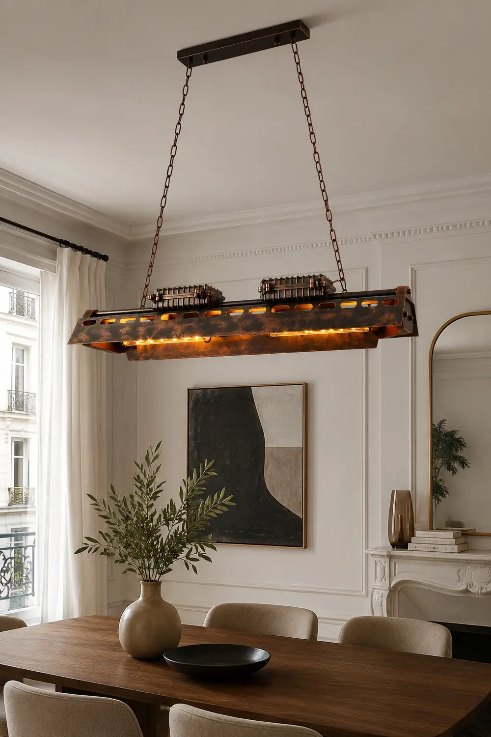 Industrial Steampunk Chandelier - Lumpaz