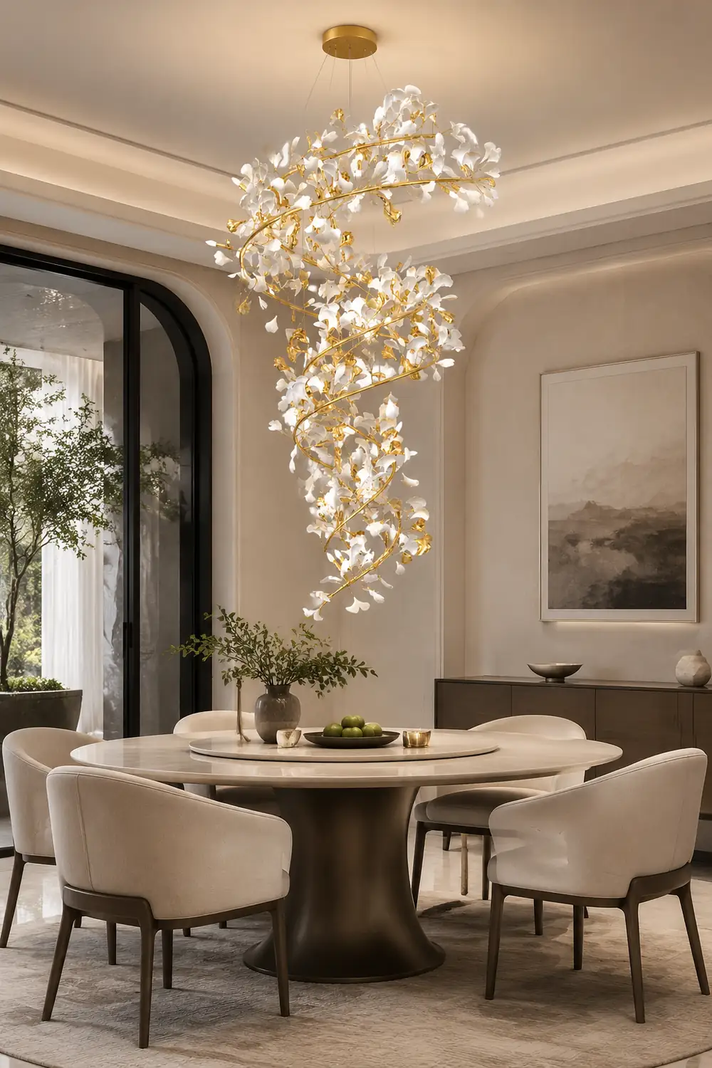 Gingko Chandelier Q - Lumpaz