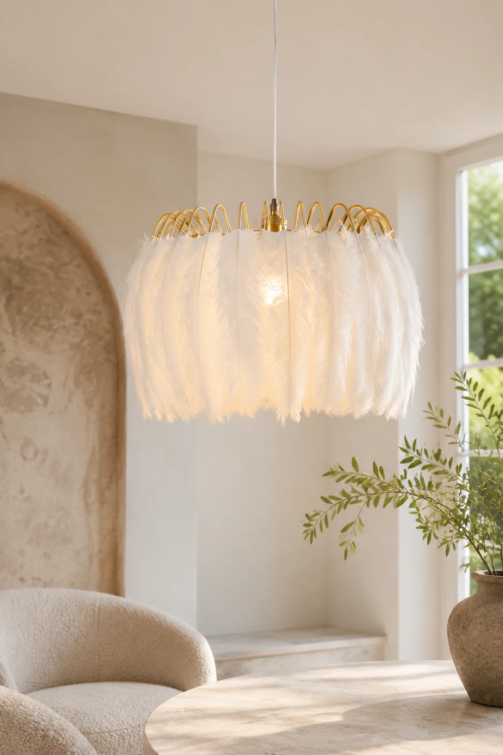 Feather Pendant Lamp - Lumpaz