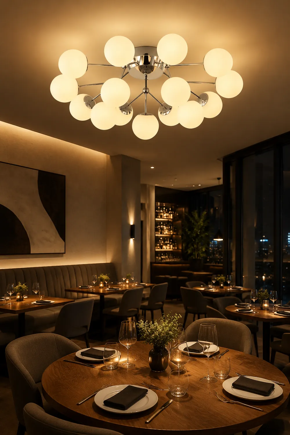 Glass Balls Cluster Ceiling Lamp - Lumpaz
