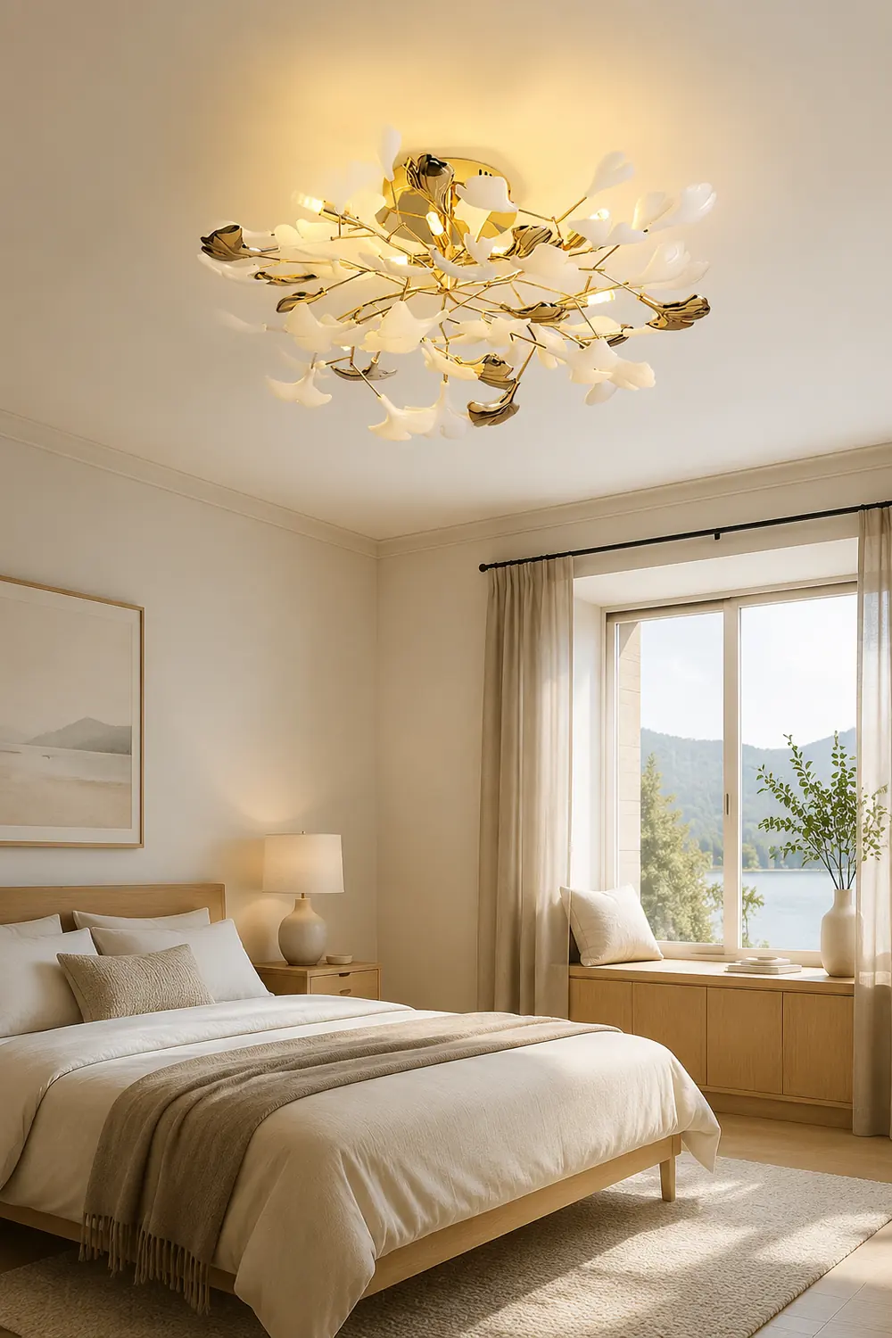 Gingko Rotating Ceiling Lamp - Lumpaz