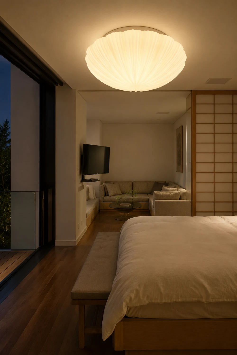 Devan Seashell Ceiling Lamp - Lumpaz