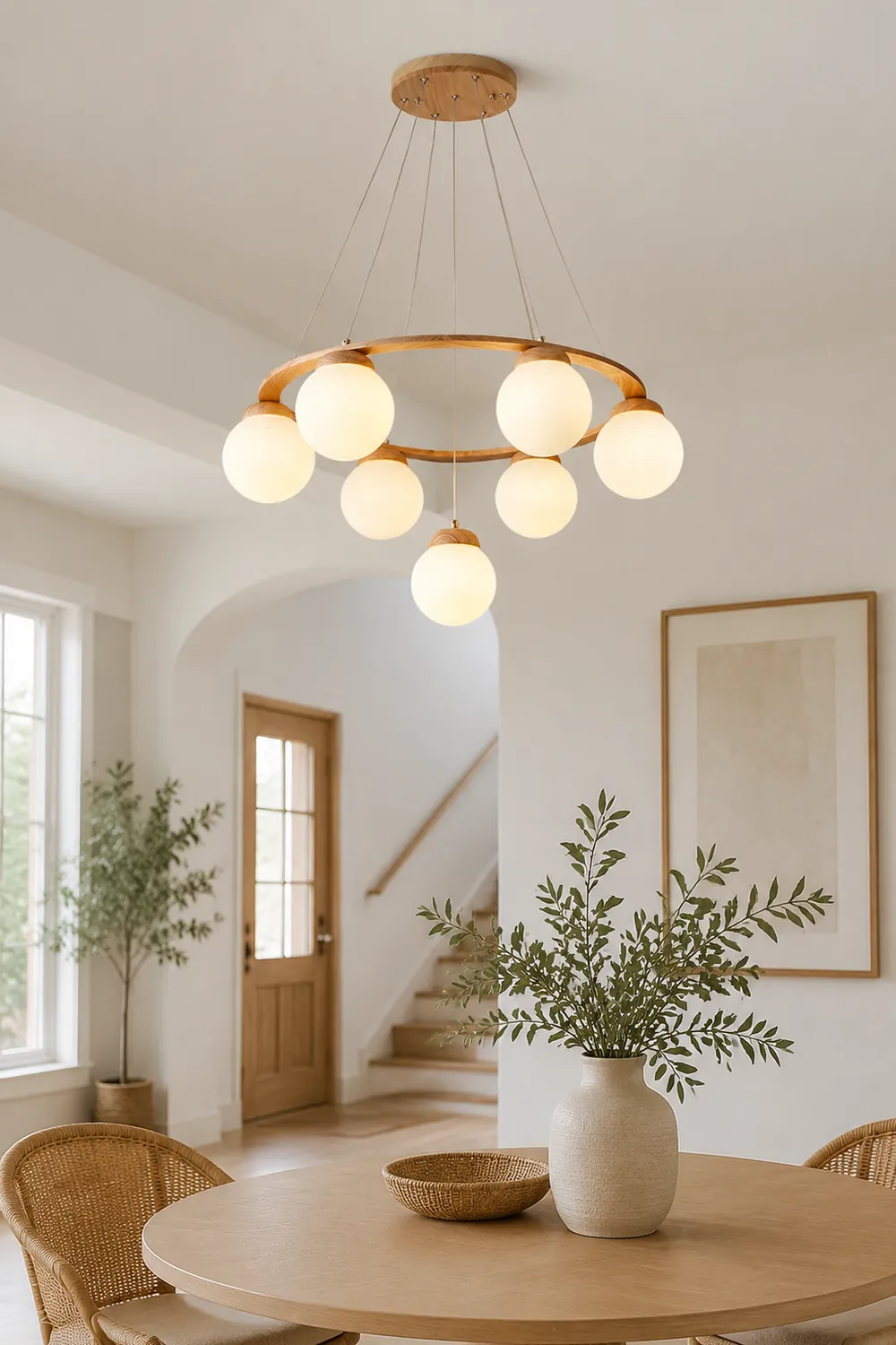 Nuura Miira Wood Chandelier - Lumpaz