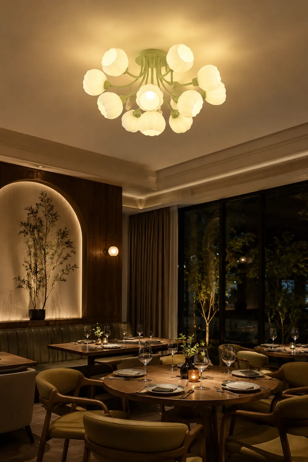 Pumpkin Matcha Ceiling Lamp - Lumpaz