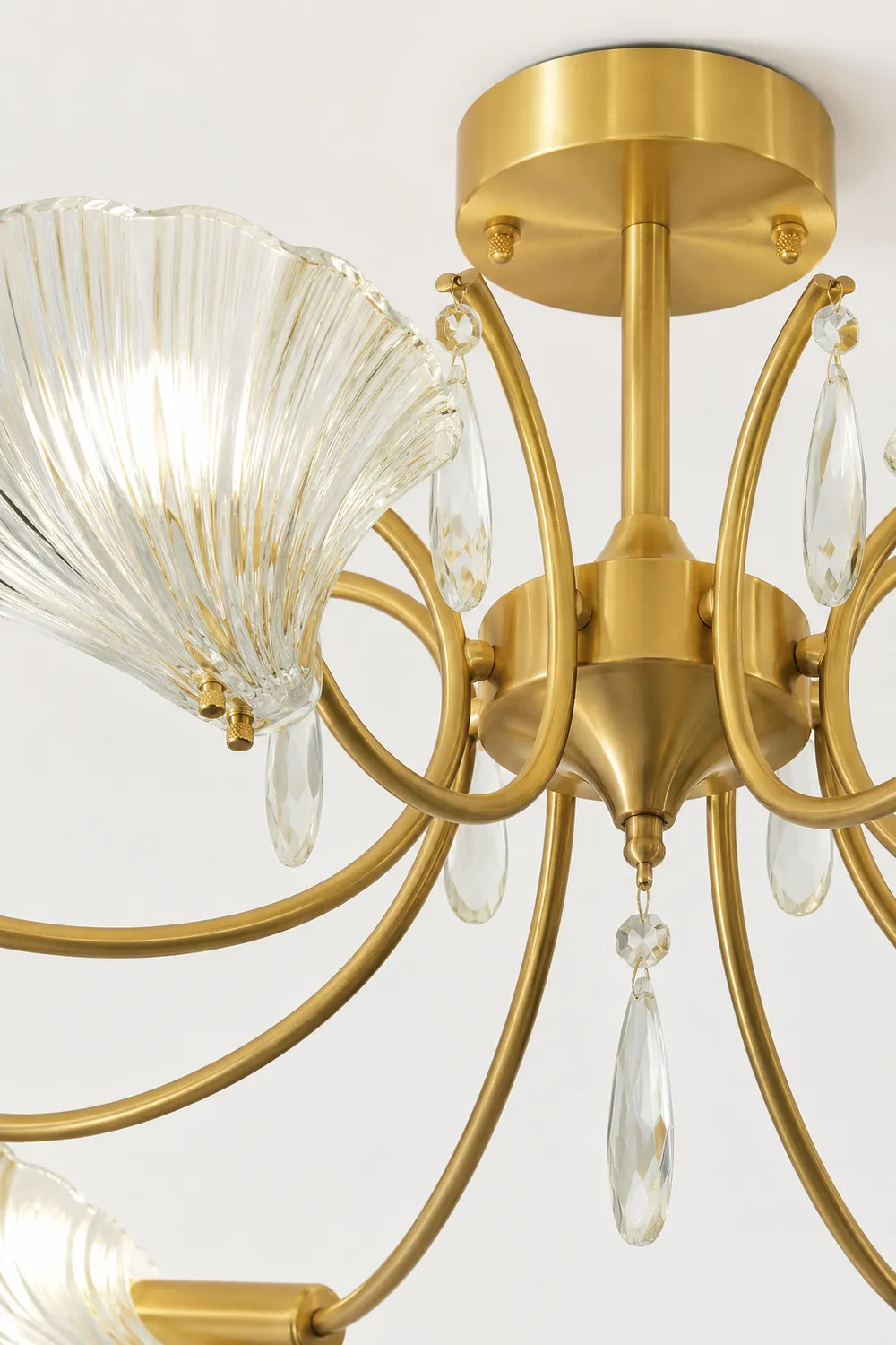 Shell Brass Ceiling Lamp - Lumpaz