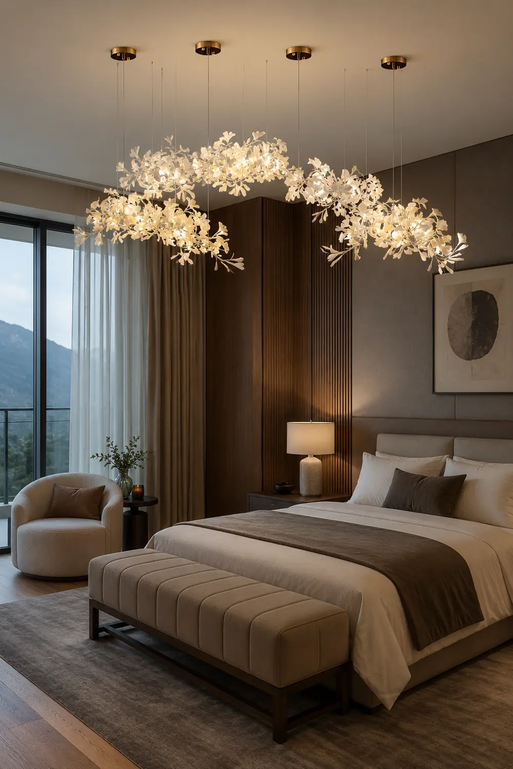 Gingko Chandelier C - Lumpaz