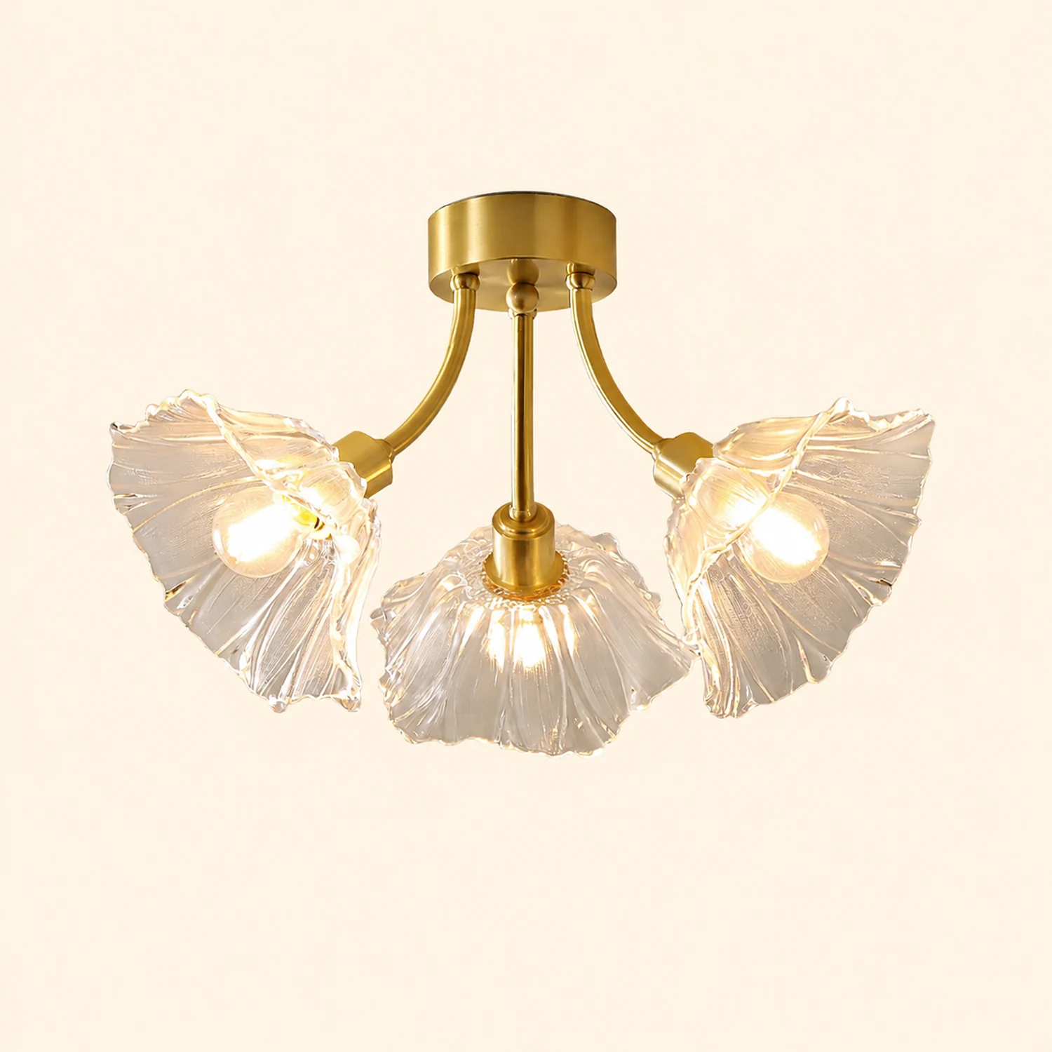 Kalin Flower Glass Ceiling Lamp - Lumpaz
