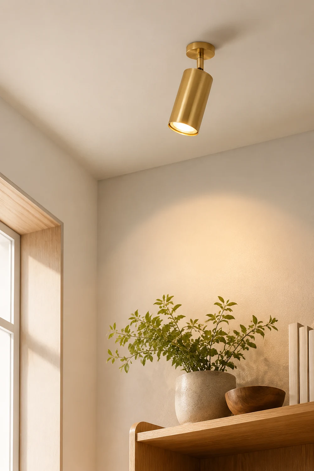 Cylinder Brass Series Ceiling Lamp - Lumpaz