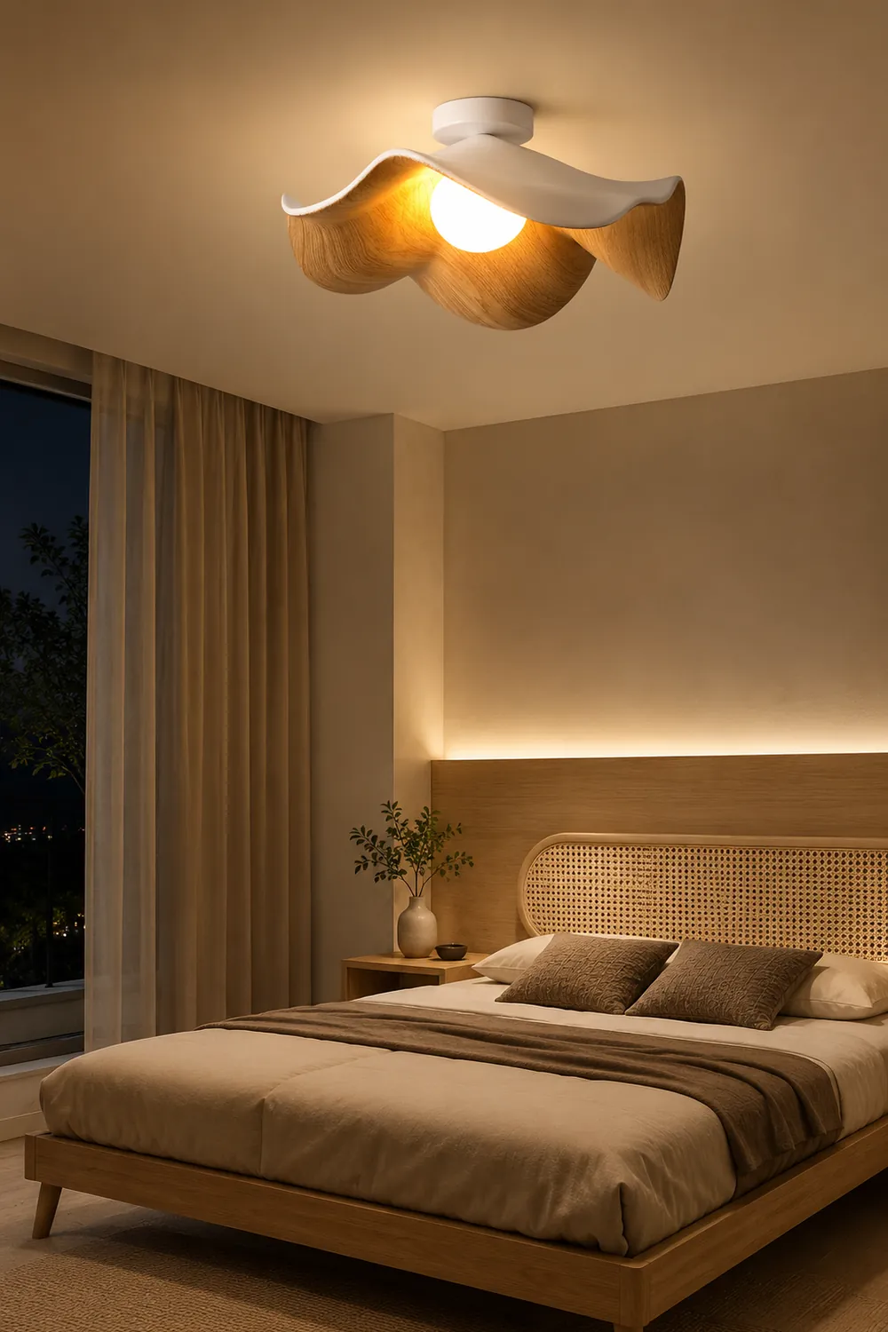 Lotus Leaf Ceiling Lamp - Lumpaz