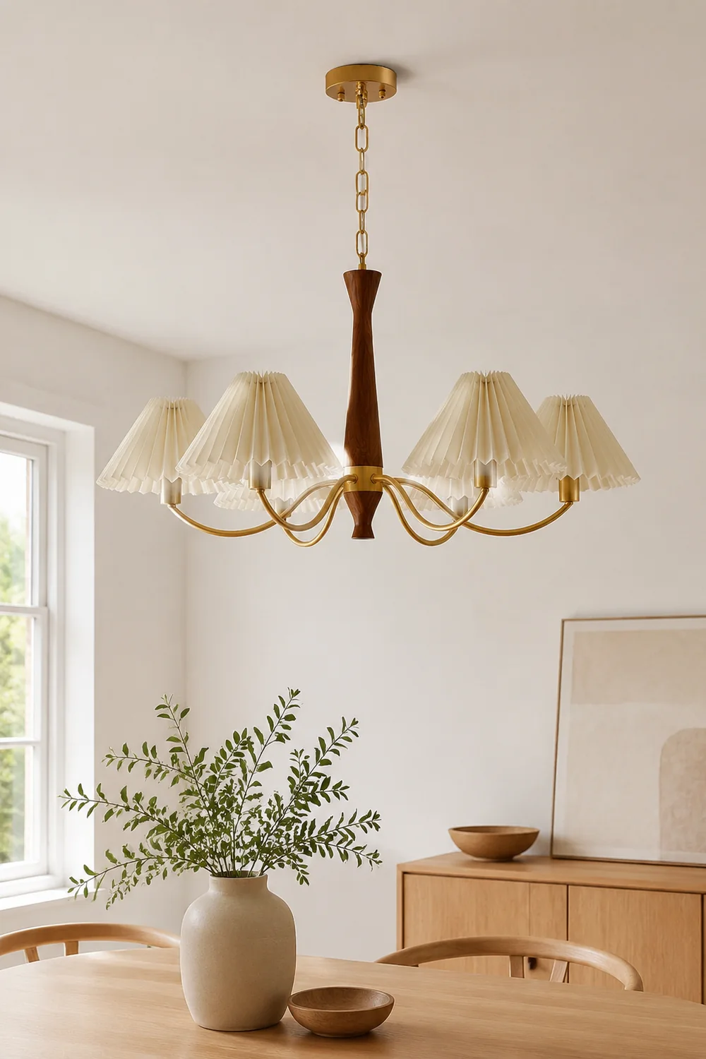 Pleated Chandelier - Lumpaz