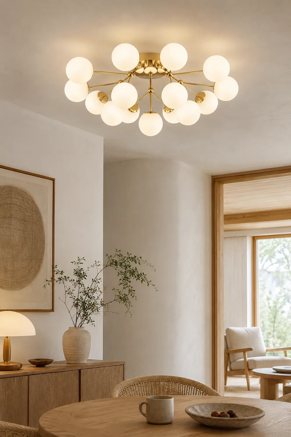 Glass Balls Cluster Ceiling Lamp - Lumpaz