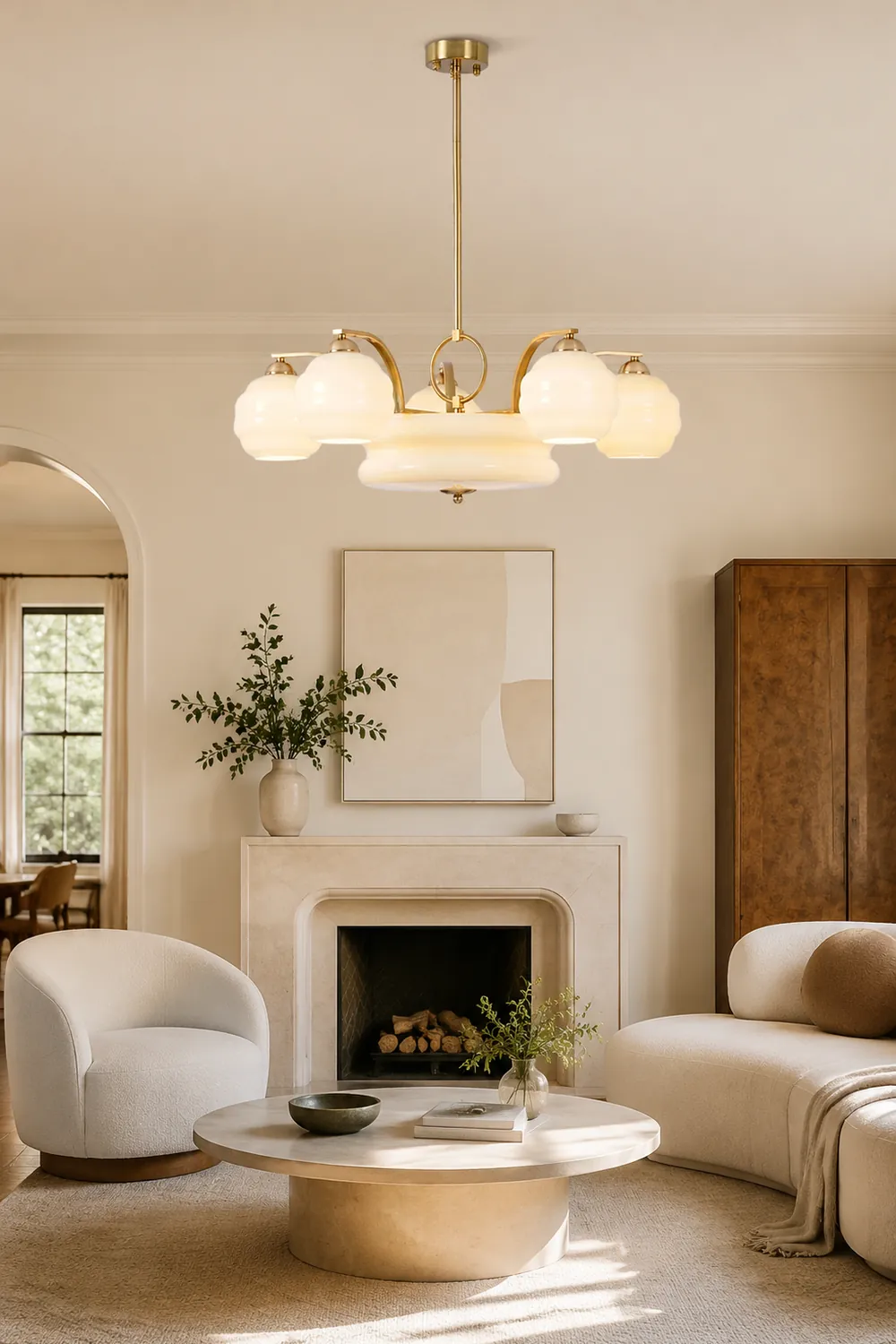 Art Deco Vintage Chandelier - Lumpaz