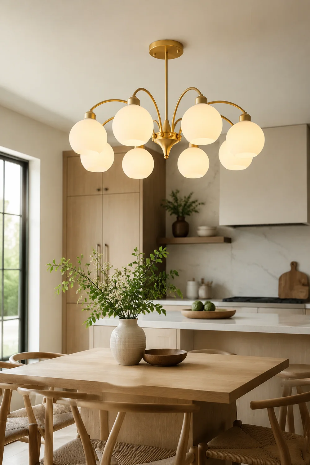 Sculptural Glass Chandelier - Lumpaz