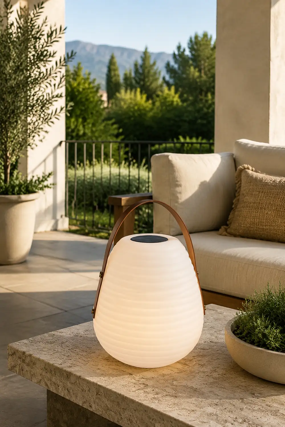 Beehive Solar Lantern Outdoor Lamp - Lumpaz