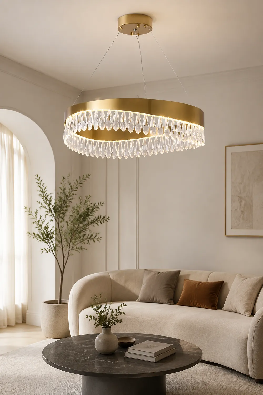 Crystal Sticks Chandelier - Lumpaz