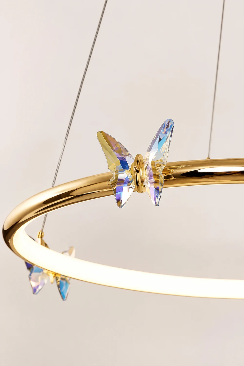 Blue Butterfly Chandelier - Lumpaz