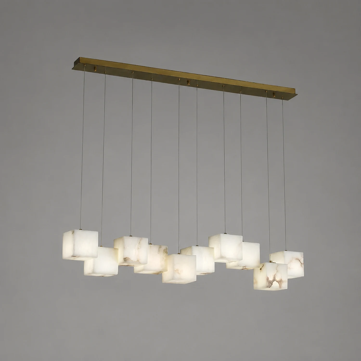 Alabaster Box Chandelier - Lumpaz