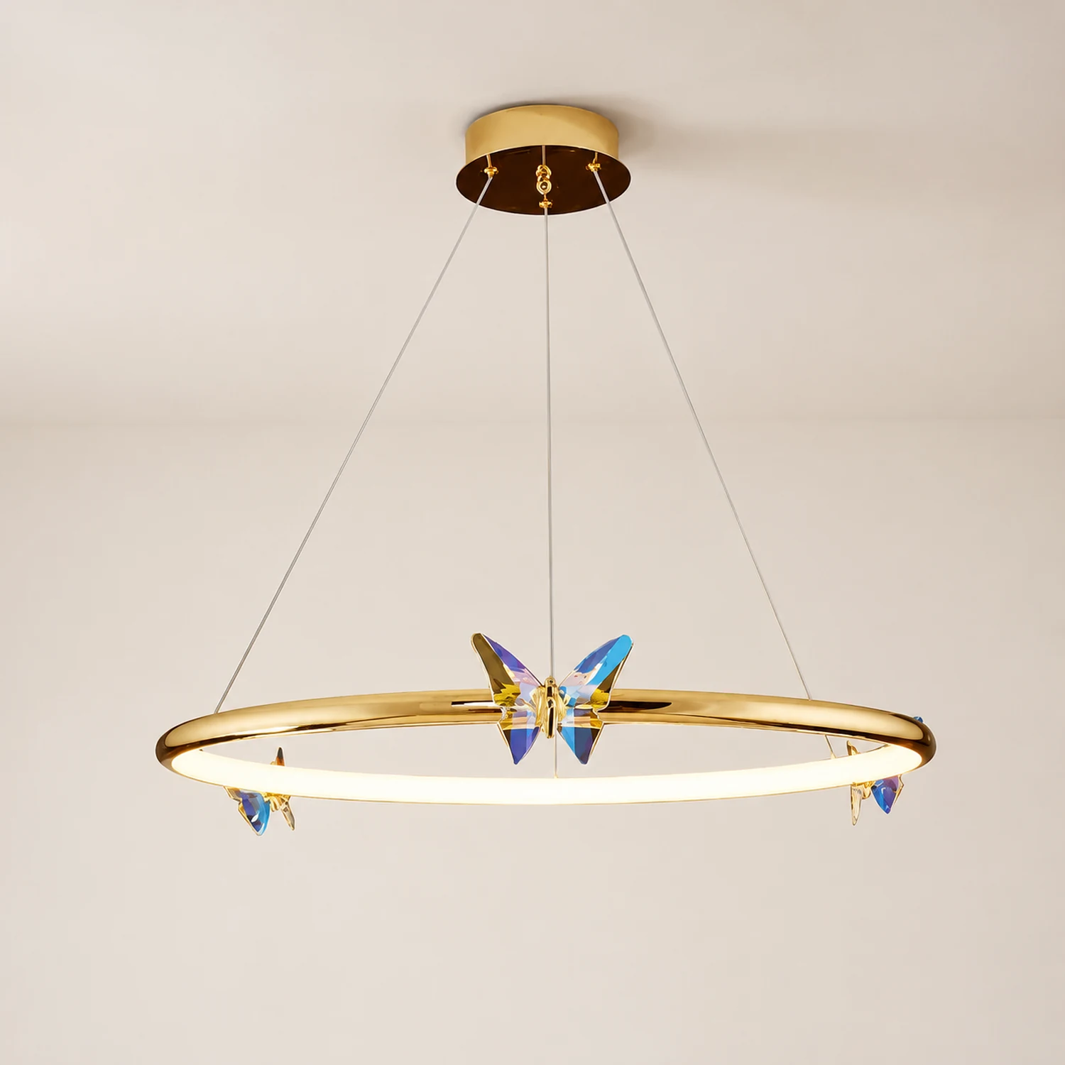 Blue Butterfly Chandelier - Lumpaz
