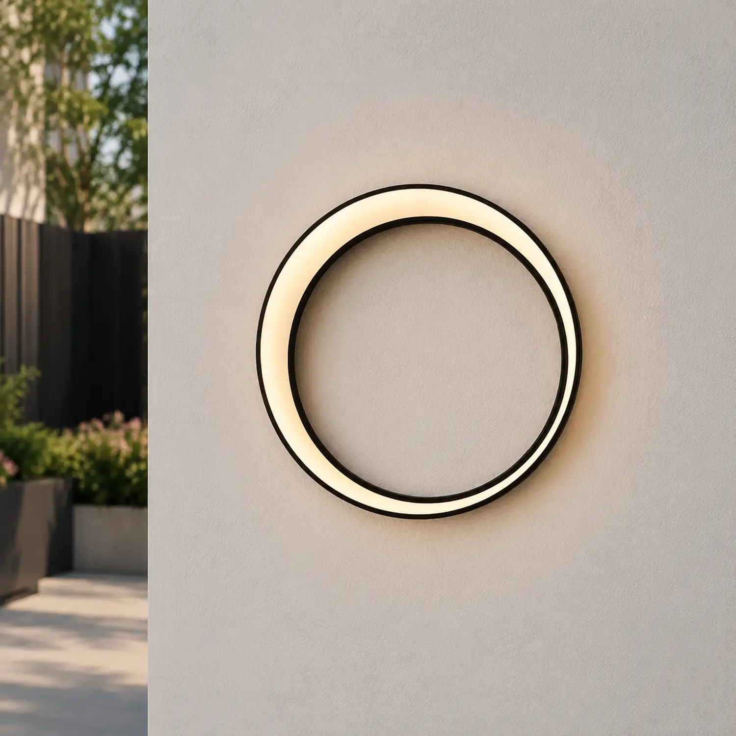 Moon Outdoor Wall Lamp - Lumpaz