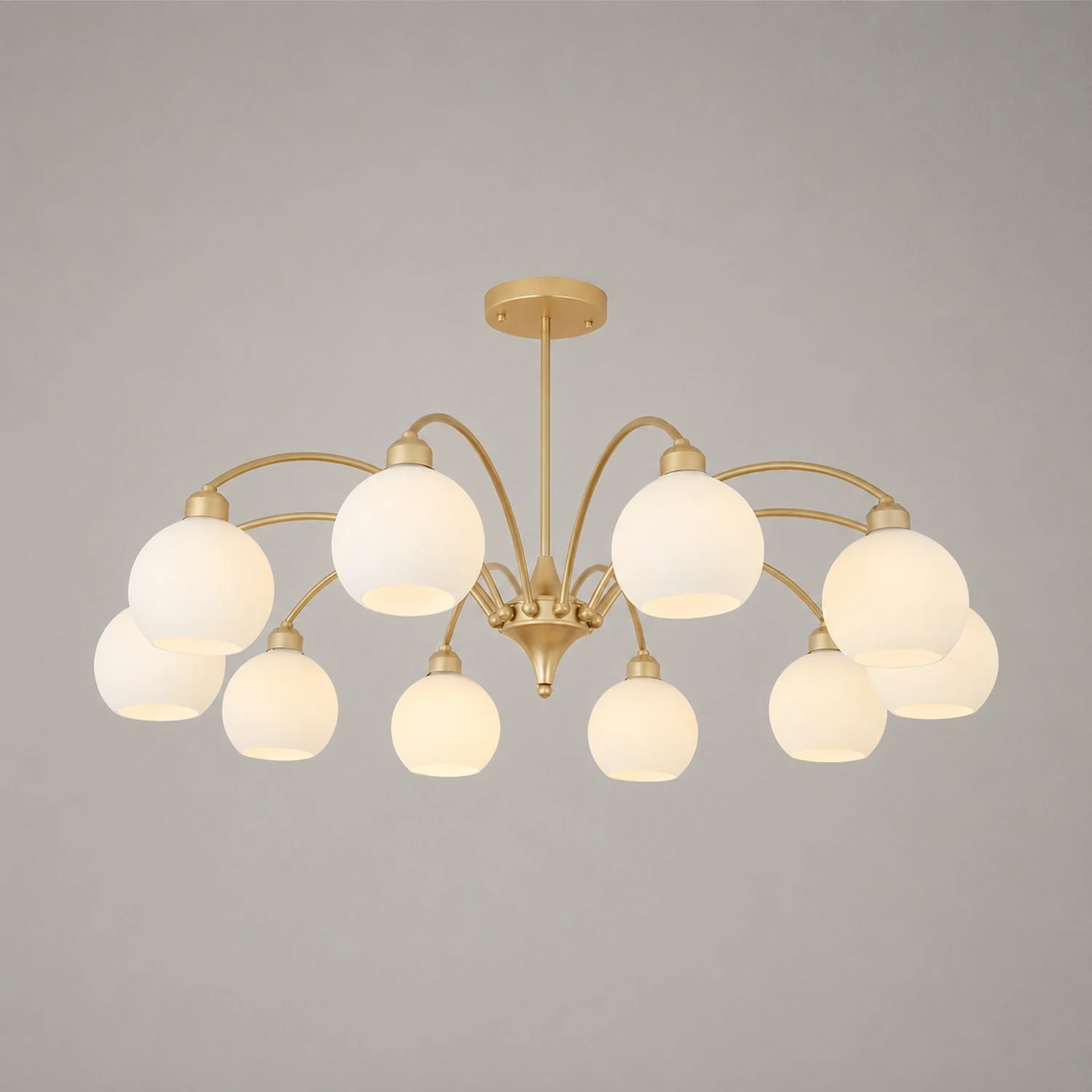 Sculptural Glass Chandelier - Lumpaz