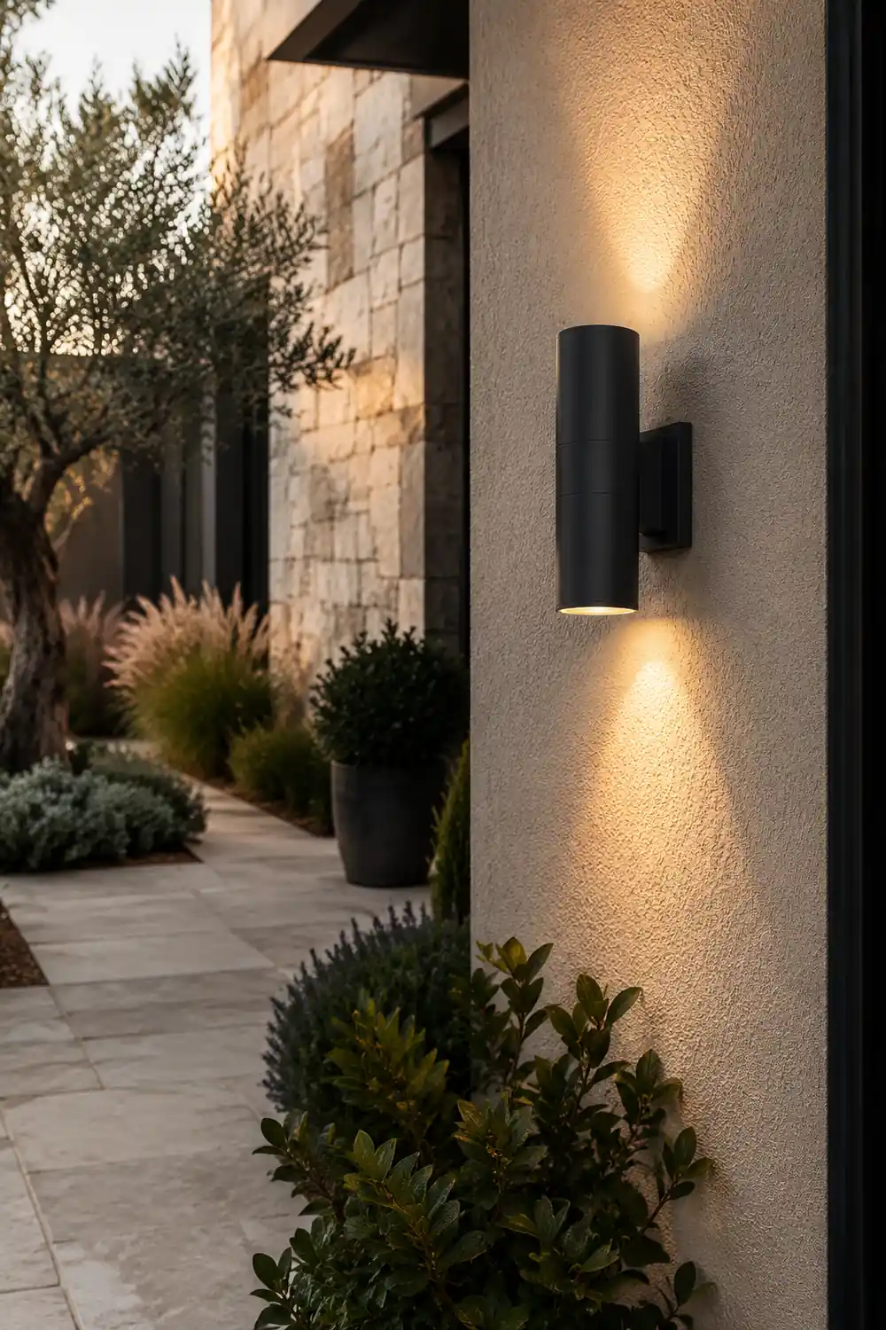 Cylindrical Outdoor Wall Light - Lumpaz