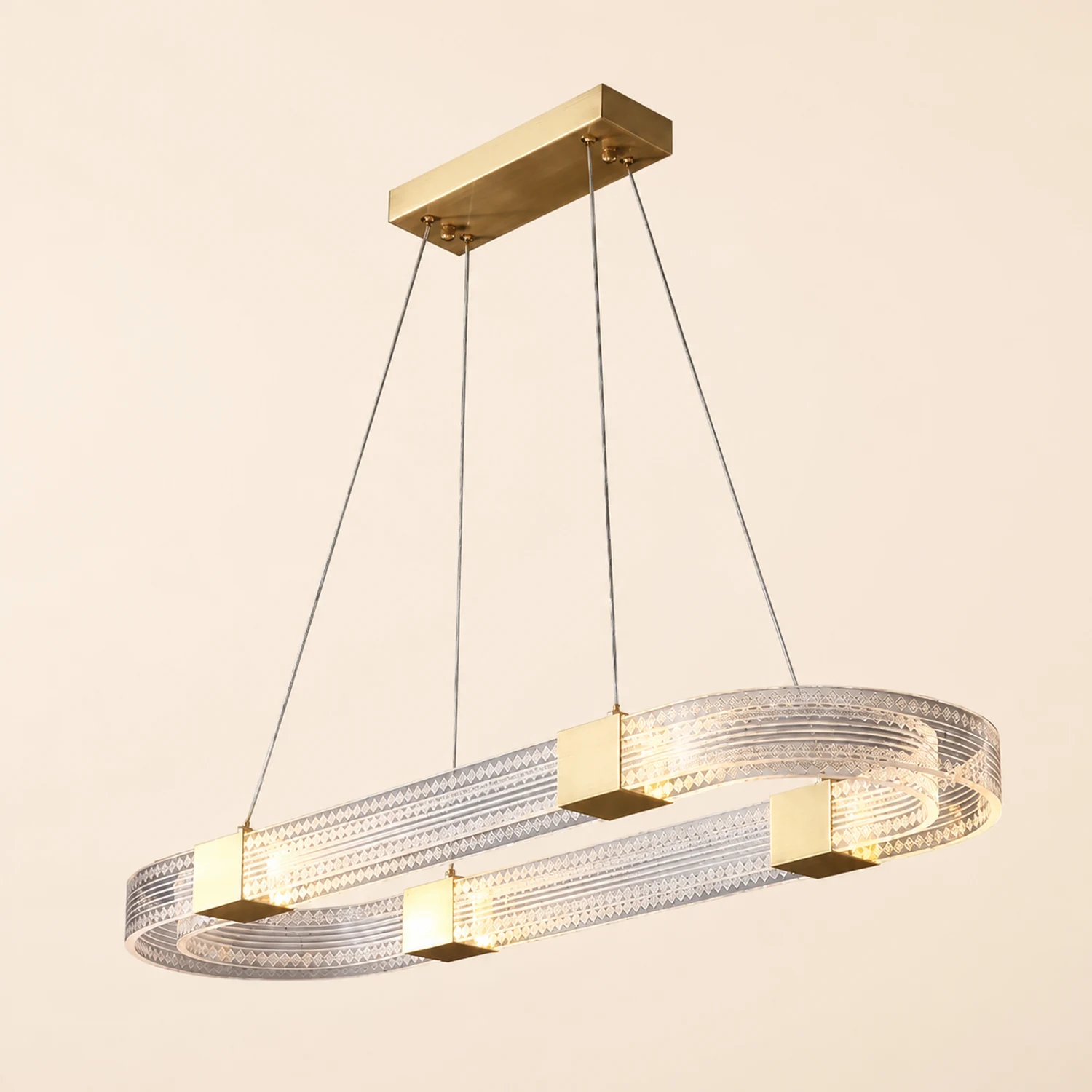 Parallel Ring LED Chandelier - Lumpaz