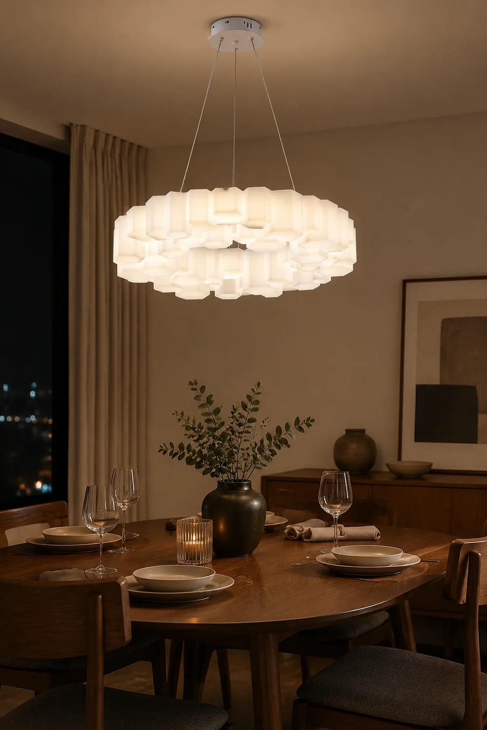 Honeycomb Chandelier - Lumpaz