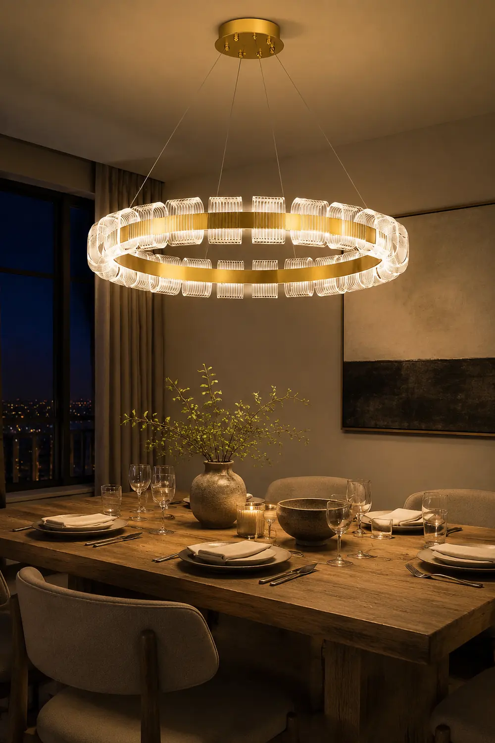 Bangle Chandelier - Lumpaz