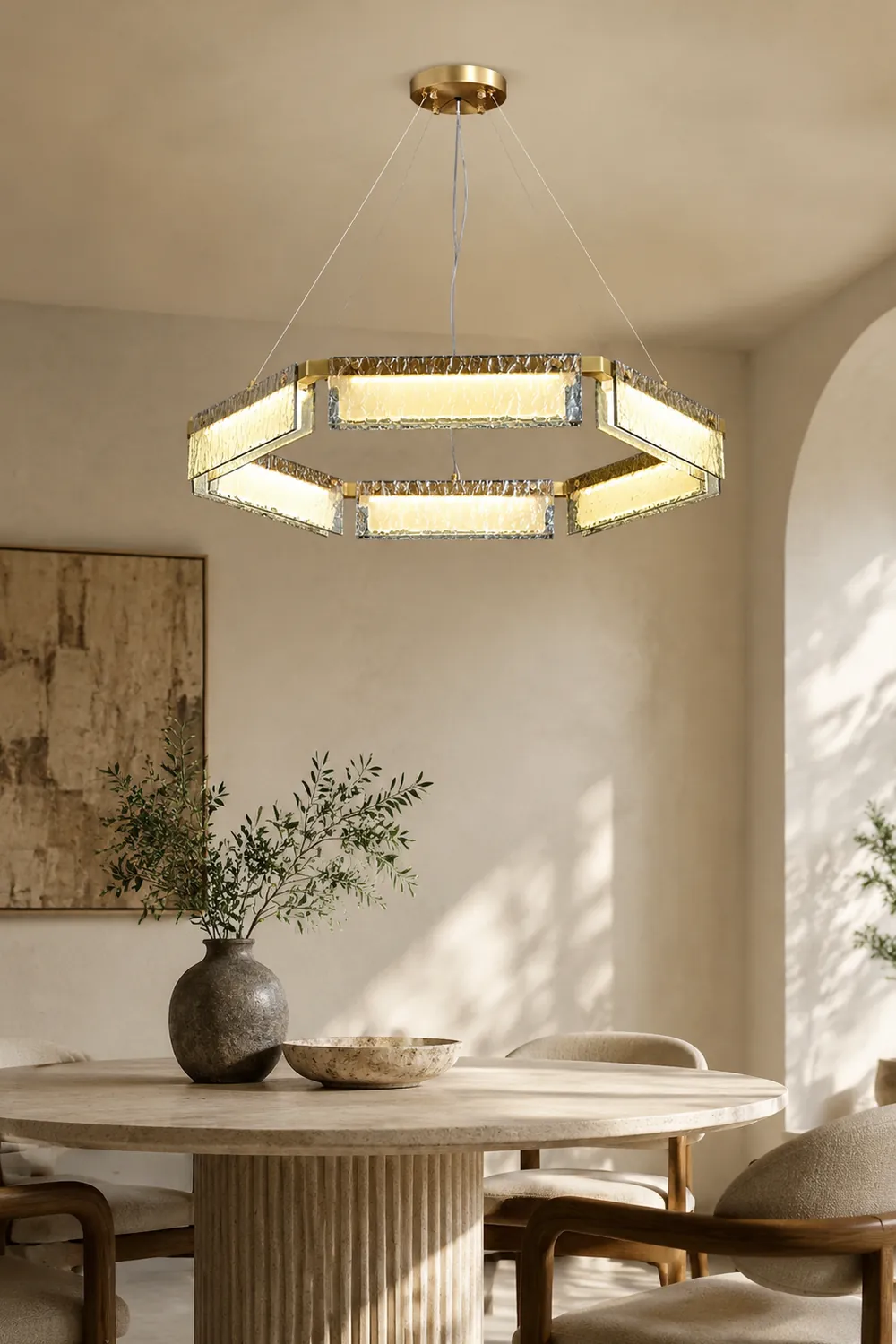 Asner LED Chandelier - Lumpaz