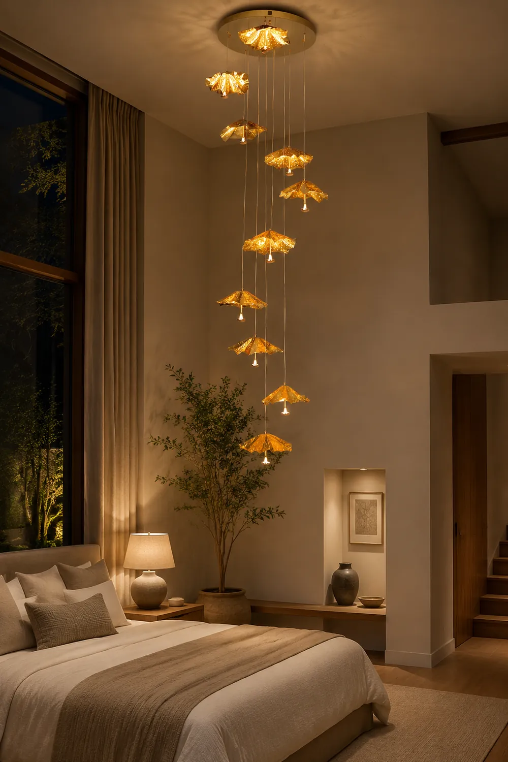 Livra Leaf Chandelier - Lumpaz