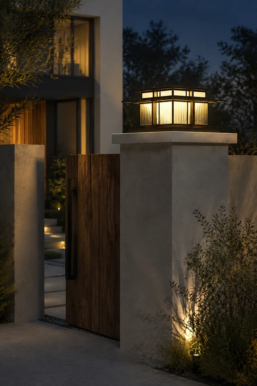 Boilyn Solar Outdoor Pillar Light - Lumpaz