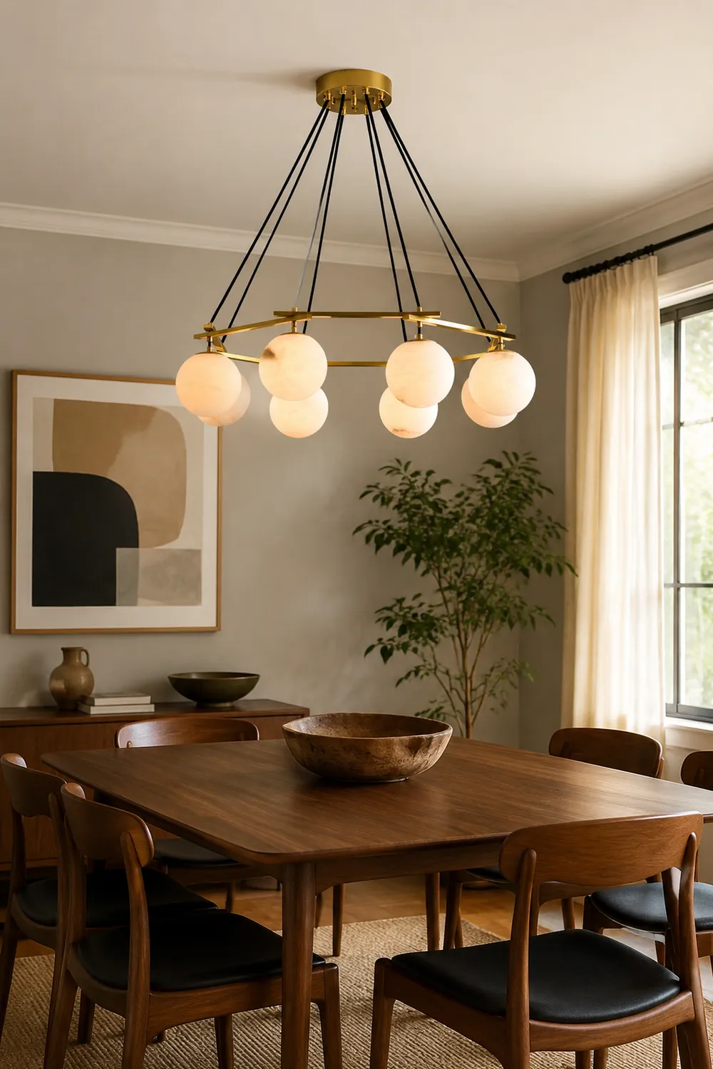 Miira Alabaster Chandelier - Lumpaz