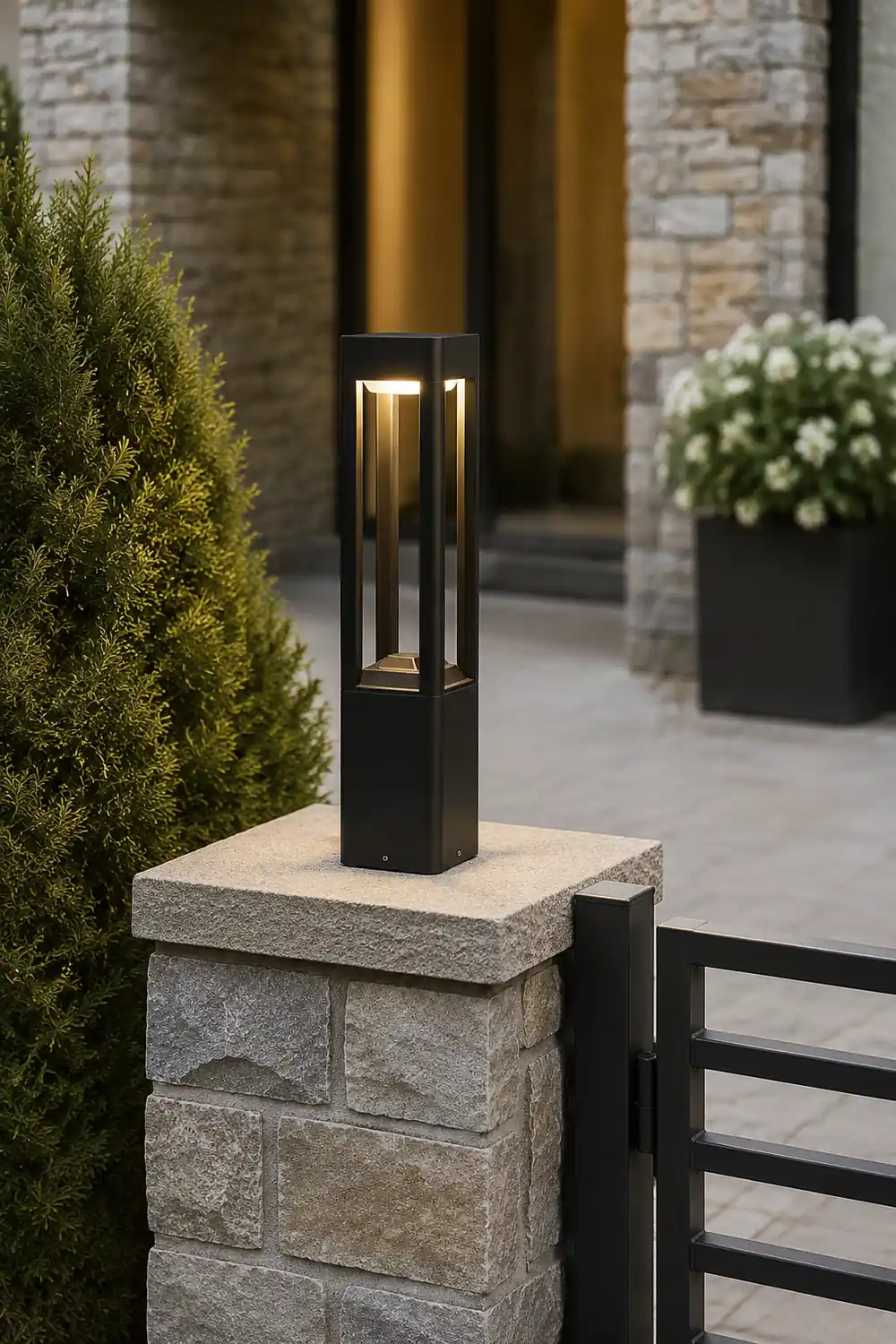 Rectangular Column Garden Light - Lumpaz