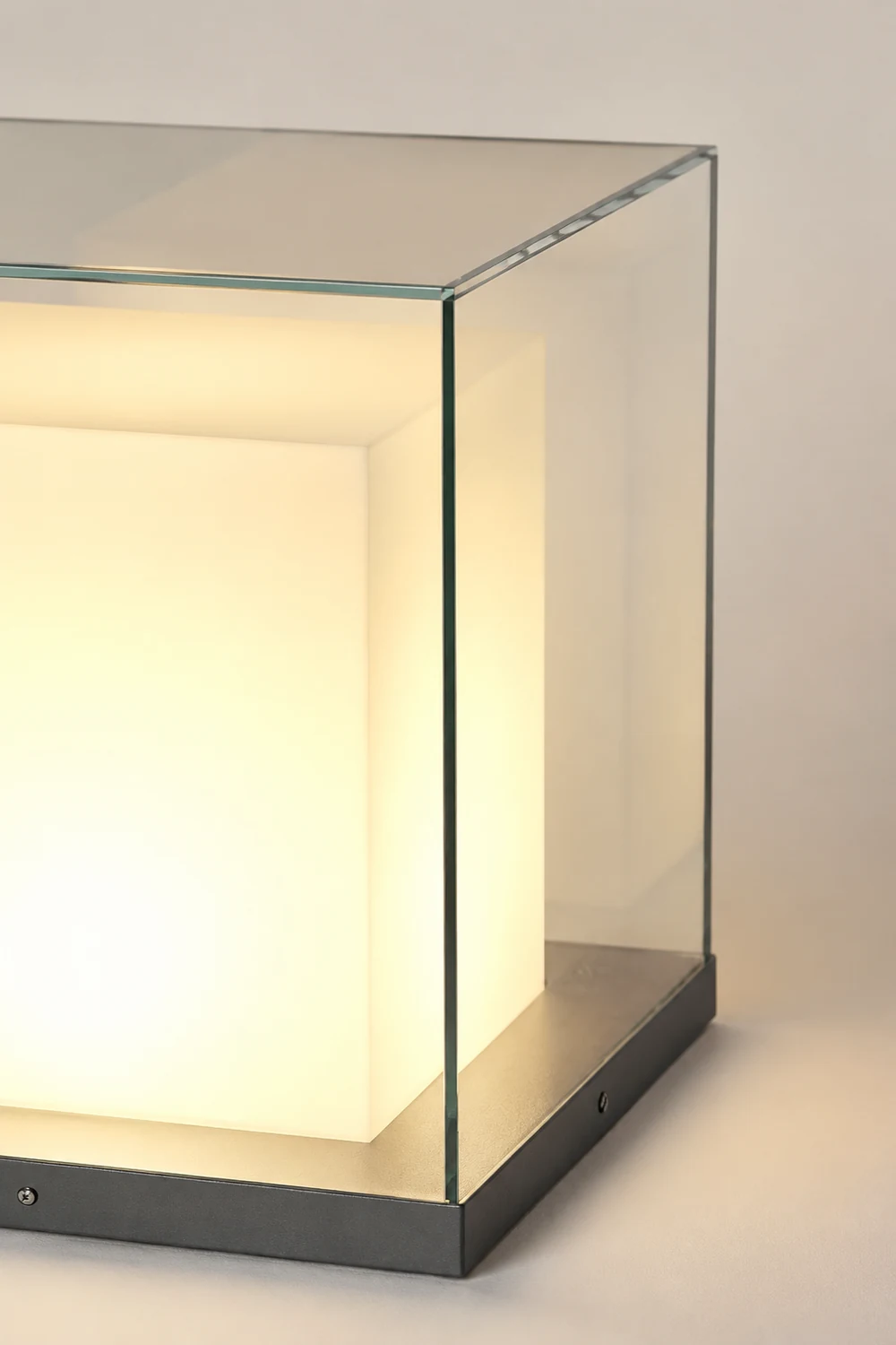 Square Box Outdoor Post Light - Lumpaz