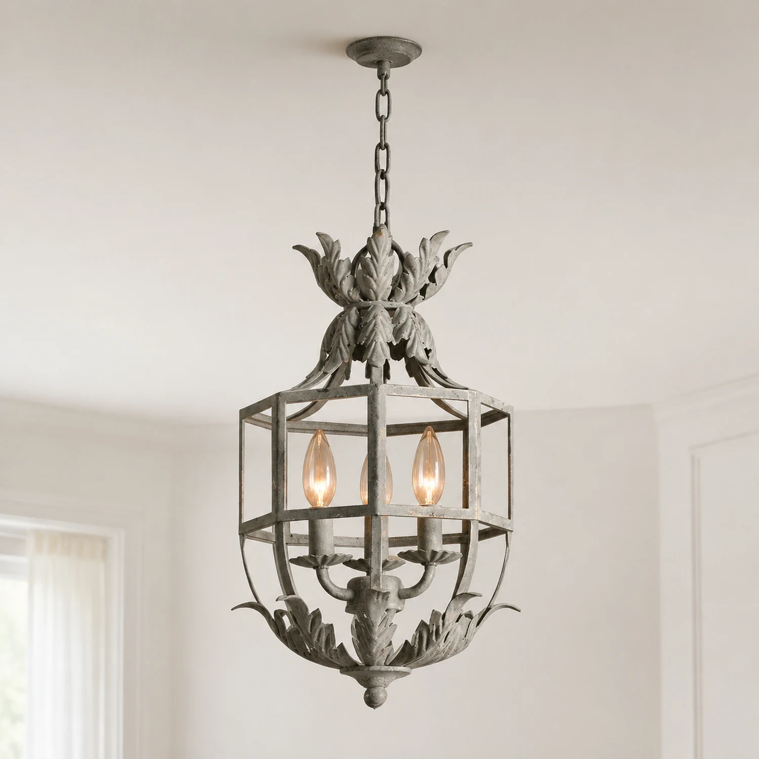 Lustre Retro Cage Chandelier - Lumpaz