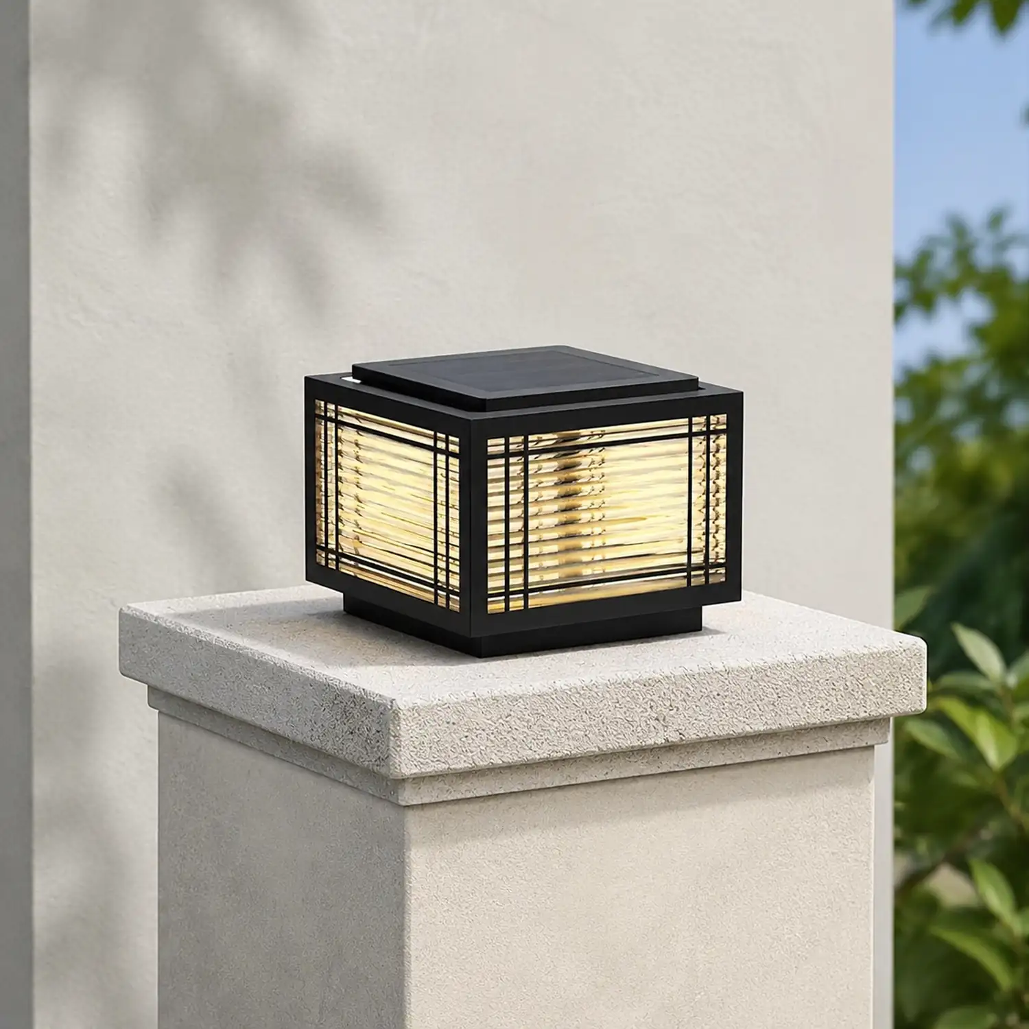 Deck Solar Outdoor Post Light - Lumpaz