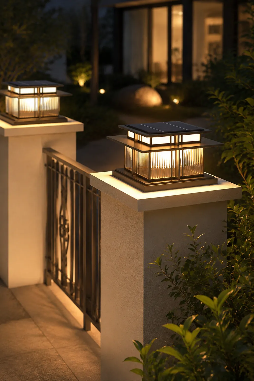 Boilyn Solar Outdoor Pillar Light - Lumpaz