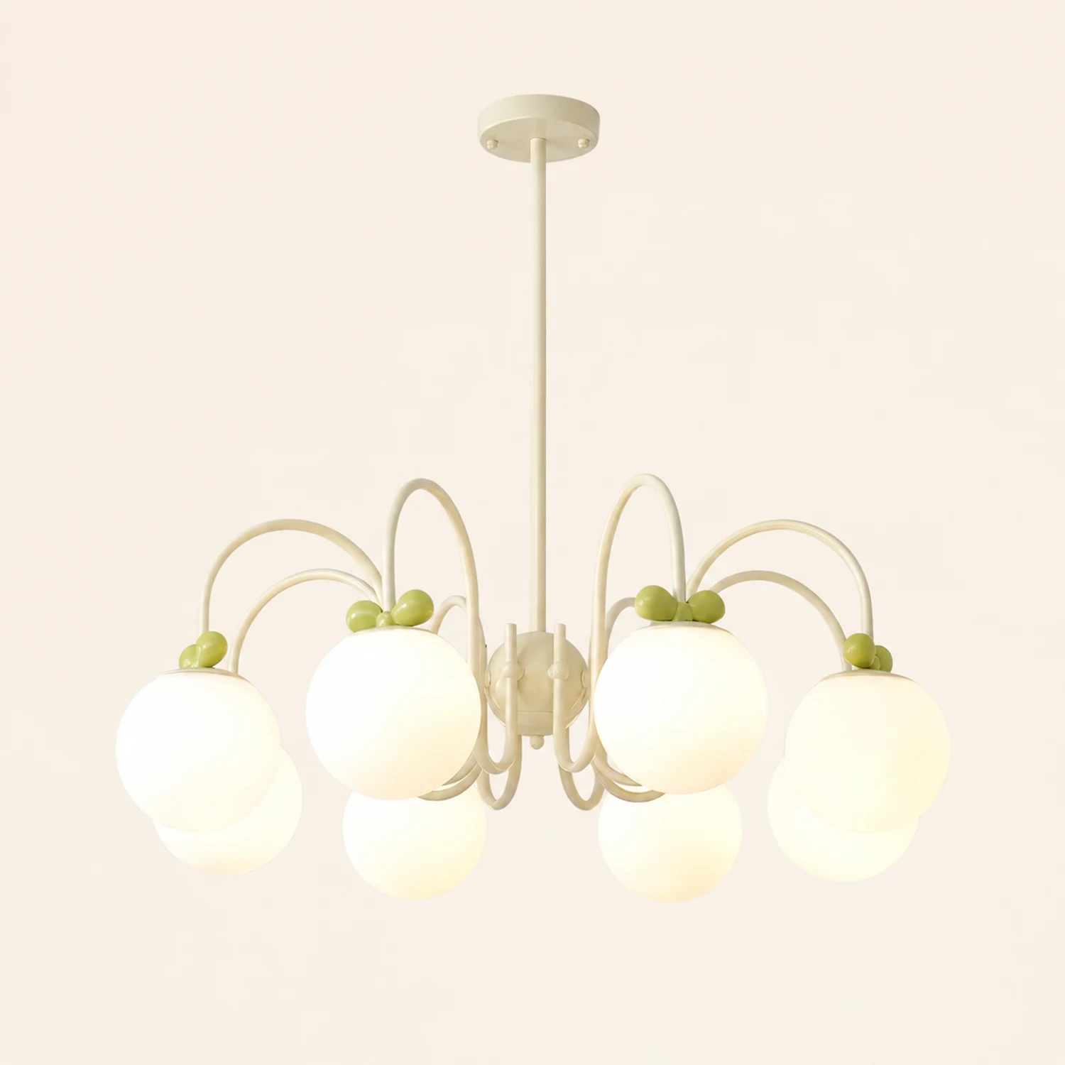 Cream Cherry Chandelier - Lumpaz