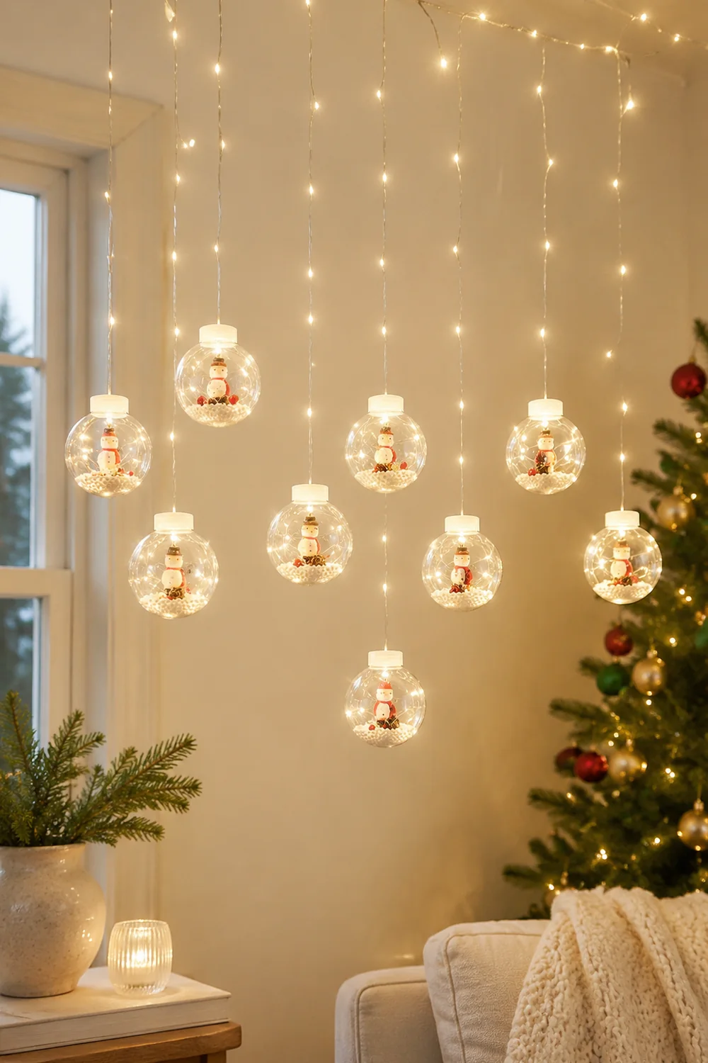 Christmas Ball String Lights - Lumpaz