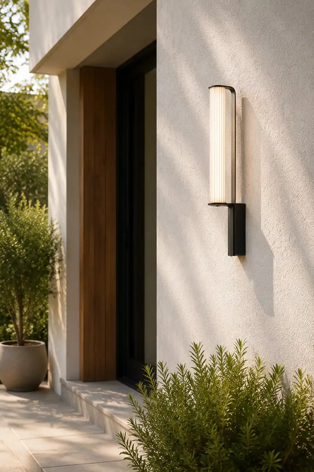Zenith Arc Outdoor LED Sconce - Lumpaz