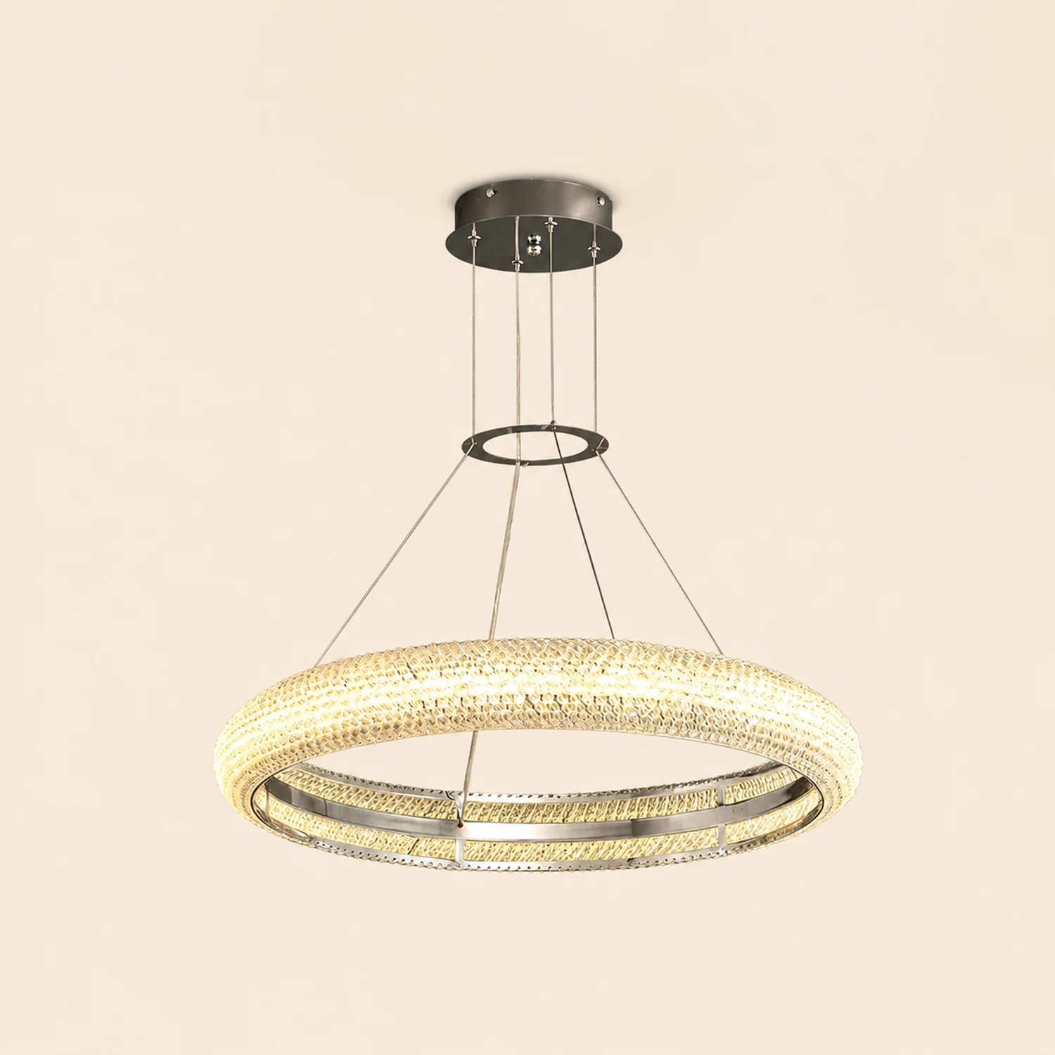 Asscher Ring Chandelier - Lumpaz