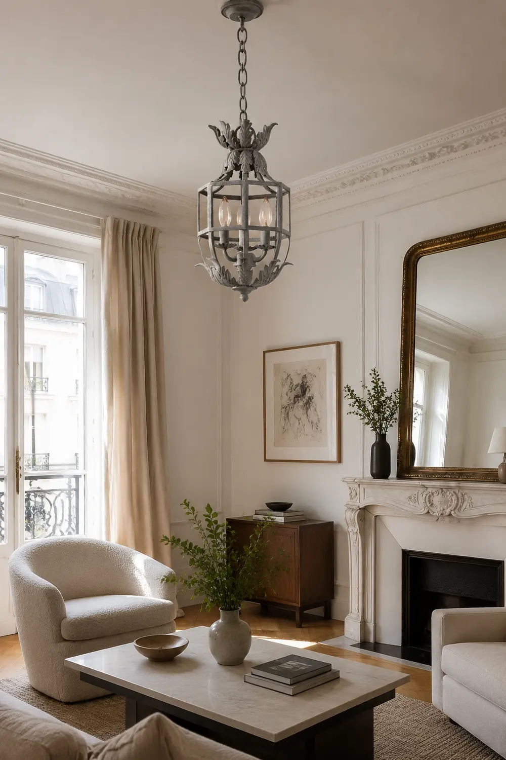 Lustre Retro Cage Chandelier - Lumpaz