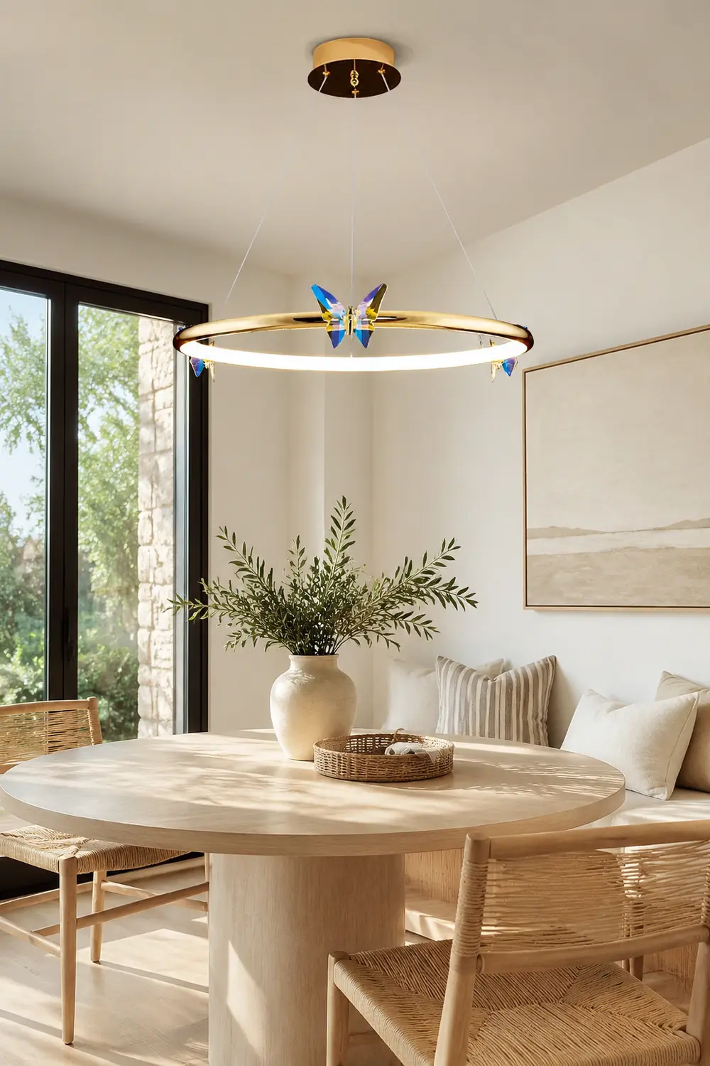 Blue Butterfly Chandelier - Lumpaz