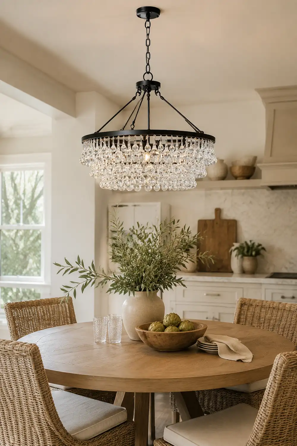 Unique Tiered Crystal Chandelier - Lumpaz