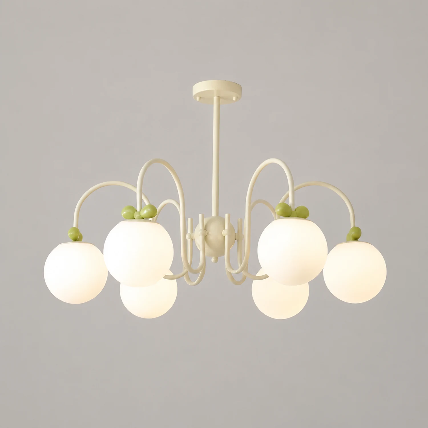 Cream Cherry Chandelier - Lumpaz