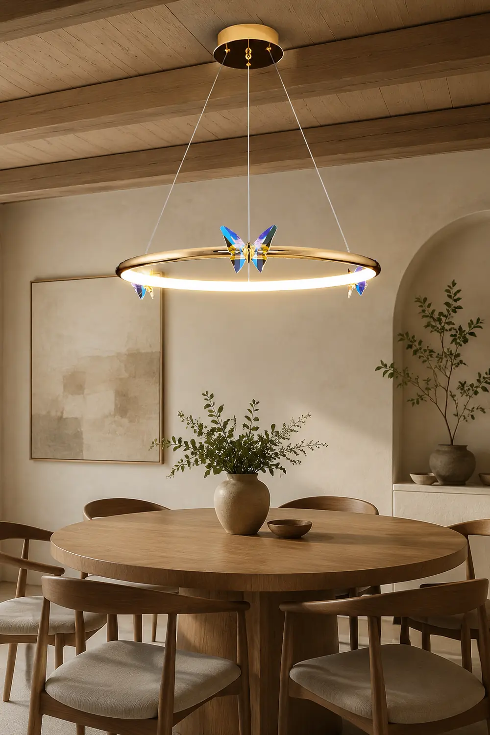 Blue Butterfly Chandelier - Lumpaz